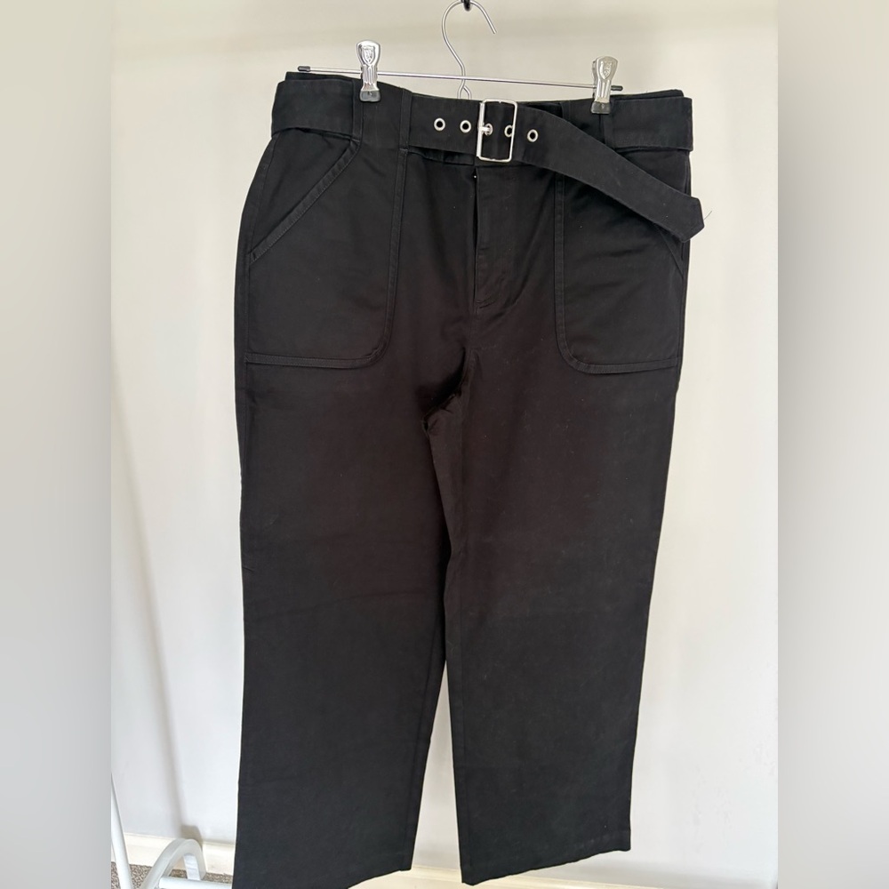 Women’s Loft Black wide leg pants with Belt